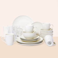 Service de vaisselle en porcelaine pour 4 personnes