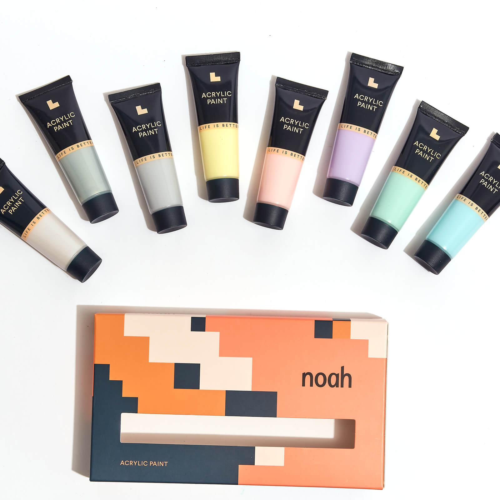 Ensemble de peinture acrylique - Pastel